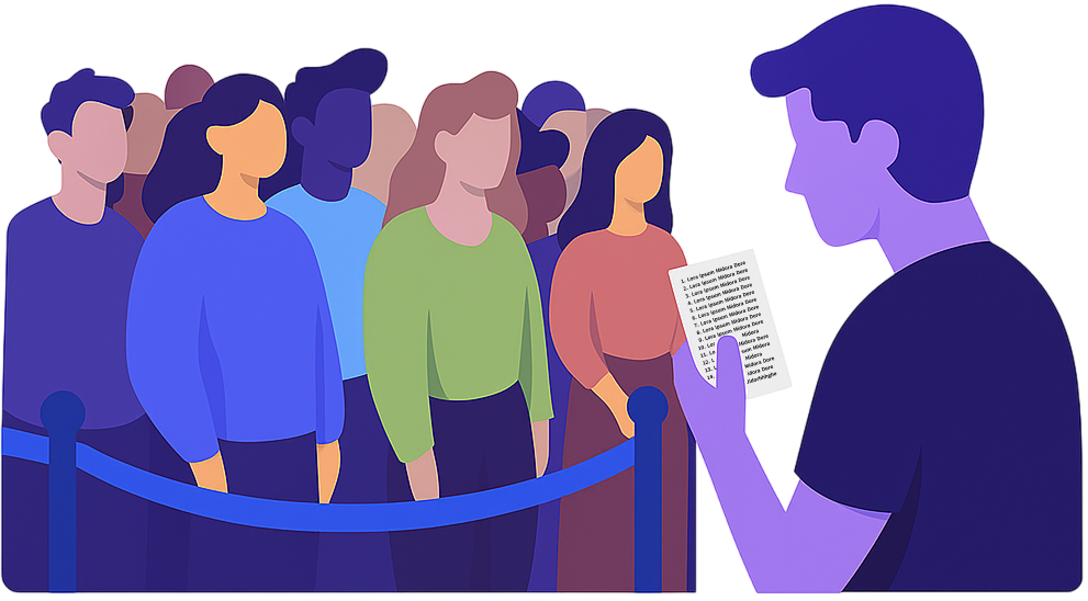 Очереди на входе